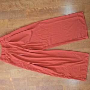 Red/orange wide leg trousers size XS
